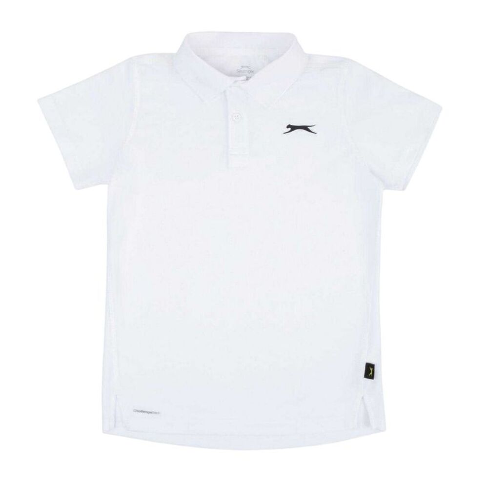 Slazenger Boys Lightweight Polo Shirt / White